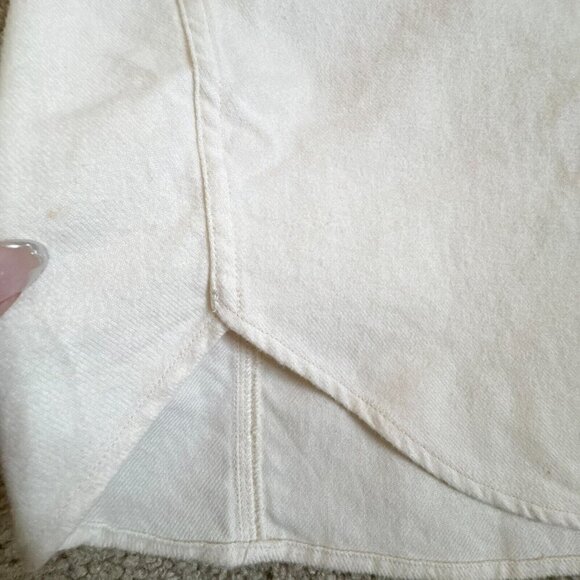 Frank & Eileen White and Blue Layered Button Down Shirt - Picture 10 of 12